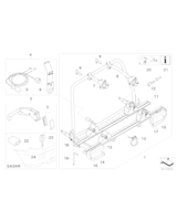 Tylny wspornik ECE, tylko w połączeniu z - 82710429413
