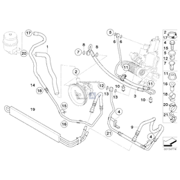 Przewód powrotny, active steering - 32416784265