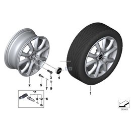 Oryginał BMW - 36116855110