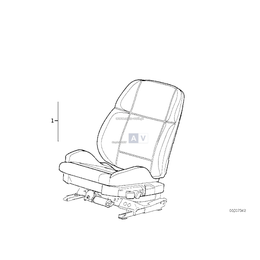 Fotel sportowy, materiał, lewy - 52109066041