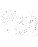 Mechanizm zamka schowka na rękawiczki - 51168168048