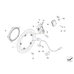 Tarcza hamulcowa przednia - 34117713156