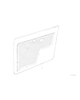 Tapicerka drzwi przednich,materiał,praw - 51418106640