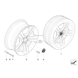 Obręcz koła aluminiowa - 36116783635