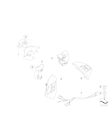 Dźwignia wahadłowa prawa - 61319116323