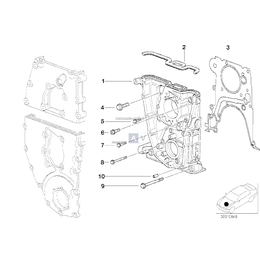 Uszczelka pokrywy rozrządu BMW E36 E46 E34 Z3 316i 318i 318is 518i - 11141743032