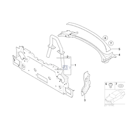 Panel zamyk. schowka zewn. prawy - 41137064654