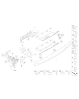 Element deformacyjny tylny prawy - 51127033714