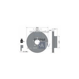 TARCZA HAM. BMW P. 5/6 2,0-3,0 D 03-10