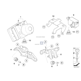 Wspornik agregatu hydraulicznego - 34516769176