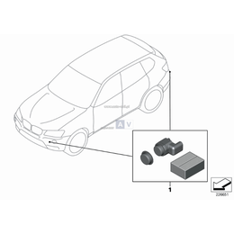 Oryginał BMW - 66202183716