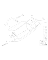 Osłona tabl. przyrz prawa, prawa dolna - 51457258714