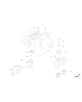 Wspornik agregatu hydraulicznego - 34511164647