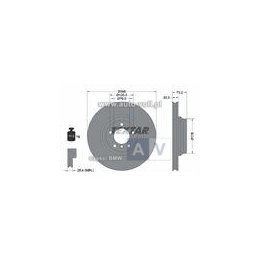 TARCZA HAM. BMW P. E90-93 05-