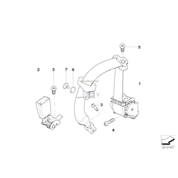 Pas bezpieczeństwa tylny - 72119132835