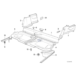 Obudowa dolna prawa - 51478137810