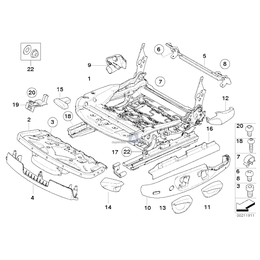 Mechanizm fotela praw. - 52107139032