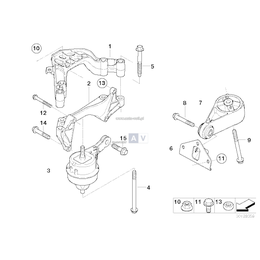 Rubber mounting - 22116778612