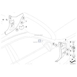 Dla samochodów z alaska-grey, Osłona wtyczki OBD - 51437144967