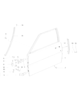 Zawias lewy - 41512165521