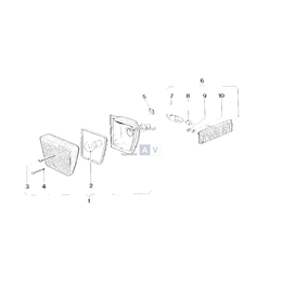 Lampa kierunkowskazu, boczna, przednia - 63142165719