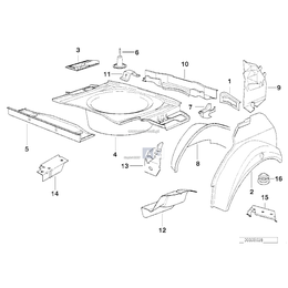 Wspornik oparcia zewn. prawy - 41148134988