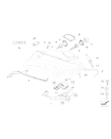 Pierścień mocujący lampę św. ksenon. - 63126934755