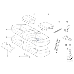 Element tapicer. siedziska - 52238210424