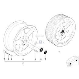 Obręcz koła aluminiowa - 85329409818