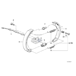 Repair kit springs - 34419064497