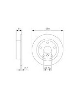 TARCZA HAM. BMW T. 2/X1 1,5-2,0 14- POWLEKANE