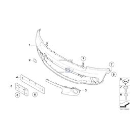 Pokrywa ucha holowniczego, gruntowana - 51112754004