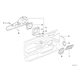 Głośnik tonów wysokich Top-Hifi lewy - 65138352707