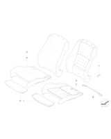 Poszycie podparcia ud - 52107246837