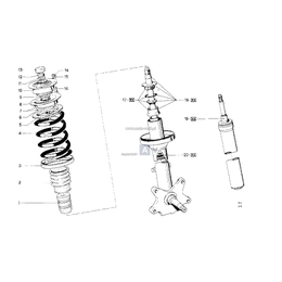 Podkładka sprężyny - 31332750118