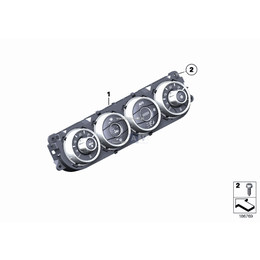 Panel obsługi automatycznej klimatyzacji - 64119289082