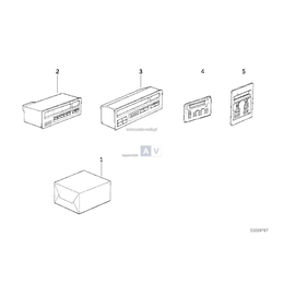 Osłona zegarka cyfrow./wyśw. temp.Zewn. - 62131374442