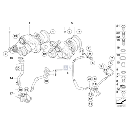 Przewód olejowy - 11427599233