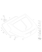 Siłownik pneumatyczny pokrywy bag. - 51243420572