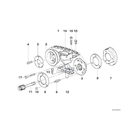 Śruba torx BMW E34 E36 E38 E39 520 525 320 323 325 328 728 - 11311735164