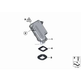 Uszczelka kamery jazdy wstecz - 66536969383