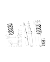 Sprężyna śrubowa - 31331112147