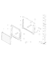 Podstawa modułu tylna - 17117966248