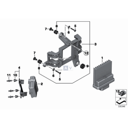 Uchwyt modułu głównego satelity - 61317727935