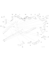 Konsola wspornika akumulatora - 41148398191