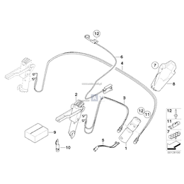 Przewód hydrauliczny lewy - 54347119639