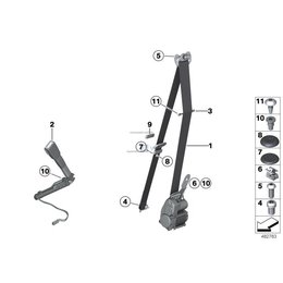 Oryginał BMW - 72117270021