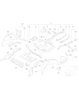 Uchwyt Isofix, lewy - 41117054325