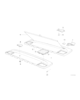 Półka tylna - 51468126504