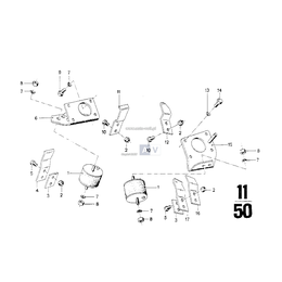 Rubber mounting - 11811132322